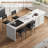 Bar Stools, Wooden Barstools, Faux Leather Upholstered Bar Chair-133419690-133419688