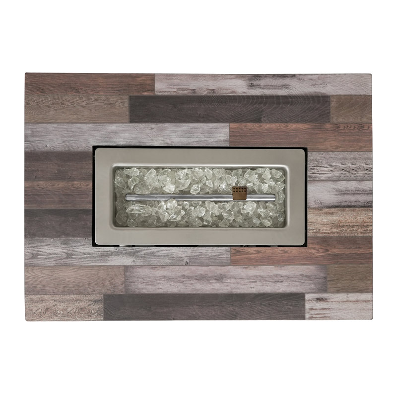 Endless Summer, The Caleb,  40" X 28” Rectangular Gas Fire Table