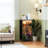 4 Drawer Dresser for Bedroom, Narrow Chest of Drawers, Wooden Top and Study Iron Frame 18"x37.5"-(WxH)