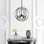 Luminaire suspendu sphère unique/à 4 lumières Iredell