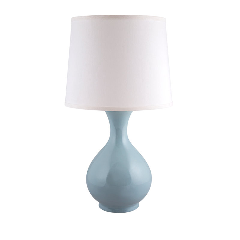 Lampe de table 23 po Babitz, Bleu pâle