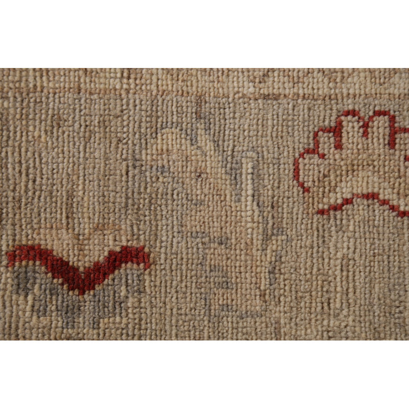 Vegetable Dye Oushak Turkish Area Rug 10