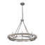 Lustre en nickel satiné à 8 lumières Pershing