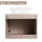 Rolde 24" Modern Wall-Mounted Single Bathroom Vanity Set with Cermic Basin