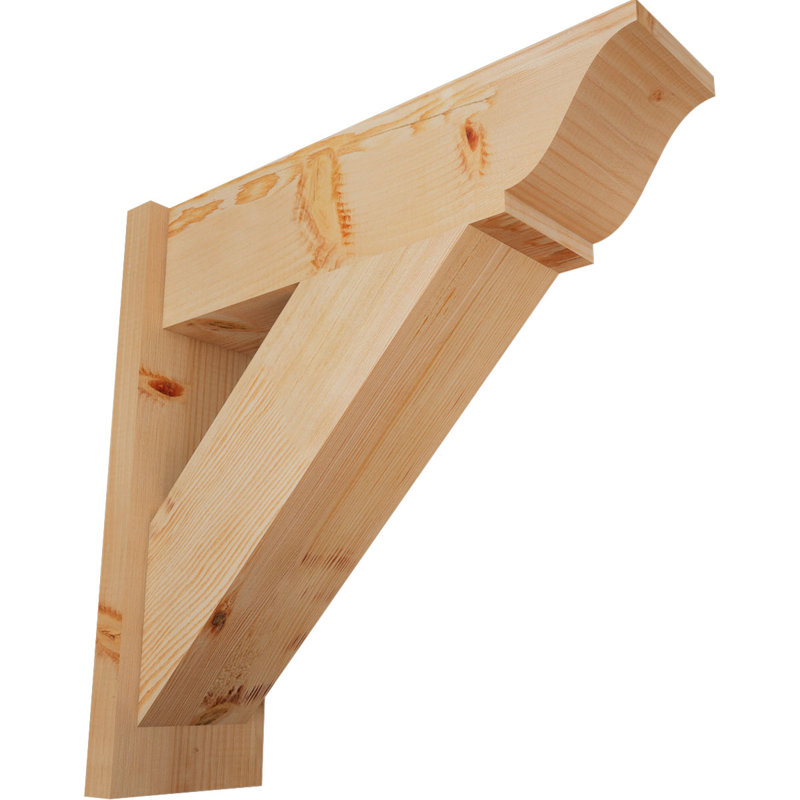 Persienne traditionnelle en bois rustique, P 24 po x H 24 po, Sapin Douglas de 7 1/2 po (lisse)