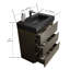 Meuble-lavabo autoportant de 30 po avec lavabo, grand meuble-lavabo autoportant pour salle de bain moderne, lavabo une pièce noir sans drain ni robinet, pré-assemblé-131578385
