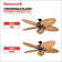 52" Palm Valley Tropical 5 Blade Ceiling Fan
