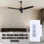 Ventilateur de plafond à 56 pales 56 "avec commande murale Downey-1591796798