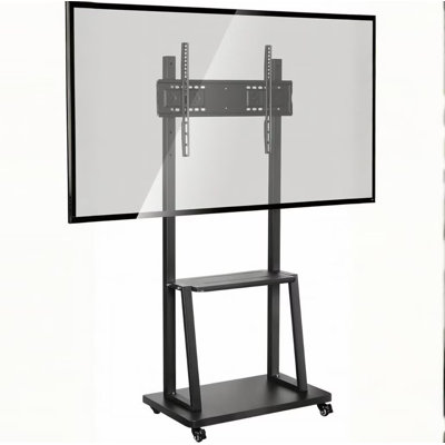 JYXCN Support de tableau intelligent universel pour 32 à 70 pouces | Chariot mobile à hauteur réglable avec roues verrouillables pour tableaux blancs interactifs