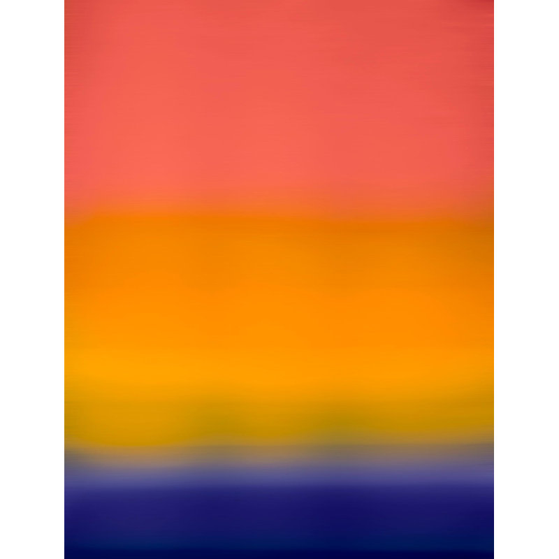 «Gradient Sunset 1» par Lillian August - peinture sans cadre