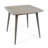 Outdoor Square Acacia Wood Table with Straight Legs-1889956530