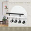 Manufactured Wood Wall Organizer with Key Hooks-1312650722