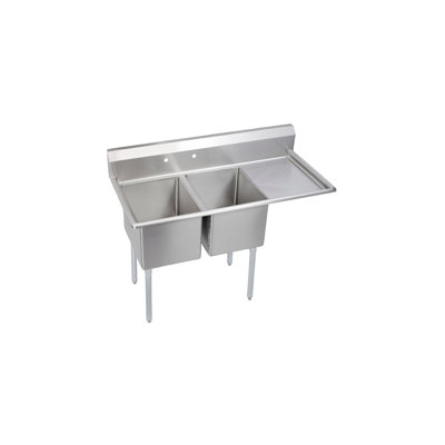 Dependabilt 64.5" L x 23.81" W Free Standing Service Sink