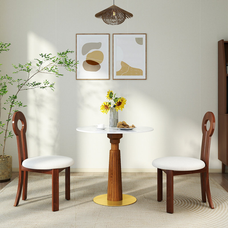 Table de salle à manger Modern Modern, Blanc