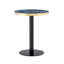 Tables de salle à manger modernes (table seulement, pas de chaises, complet avec plateau et pieds), acier compact en marbre MDF pour petite cuisine