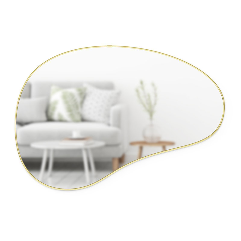Umbra Hubba Pebble 24 x 36" Mirror, Brass