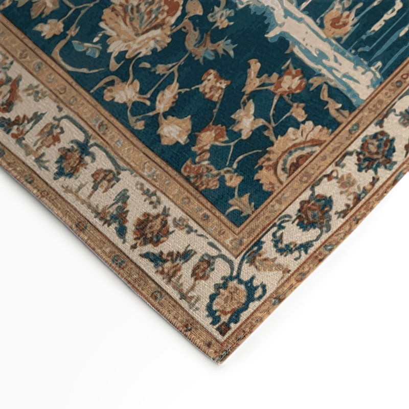 Tapis d'intérieur et d'extérieur gris Persian