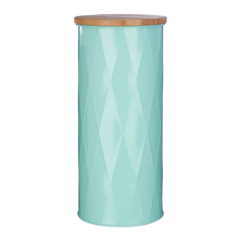 Metal Jar, 26cm H x 12cm W x 12cm D, Black