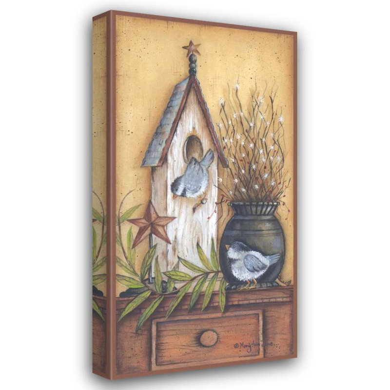 Art sur toile tendue avec la galerie Red Barrel Studio® June, Mary Ann: Nest for Two, H 48 po x l 26 po