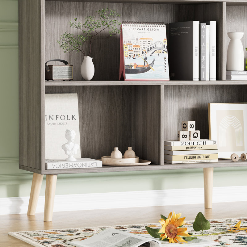 Bookcase, 42.5" H x 39.4" W x 9.4" D, Grand White