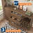 63 Inch Farmhouse Sideboard Buffet with Drawer  Adjustable Shelves,Kitchen Island with Door-Back Rack for Snacks,Coffee Bar Buffet  with Wine Racks Storage for Kitchen Entryway Rustic Walnut-636630484