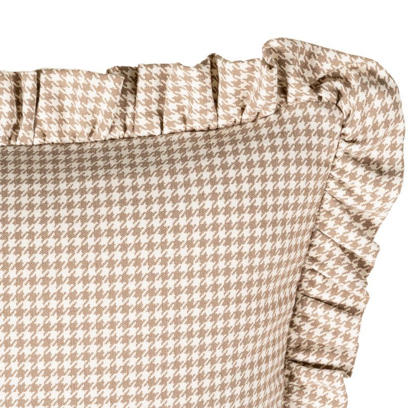 Coussin Birch Lane Sashay, Plumes, Brun