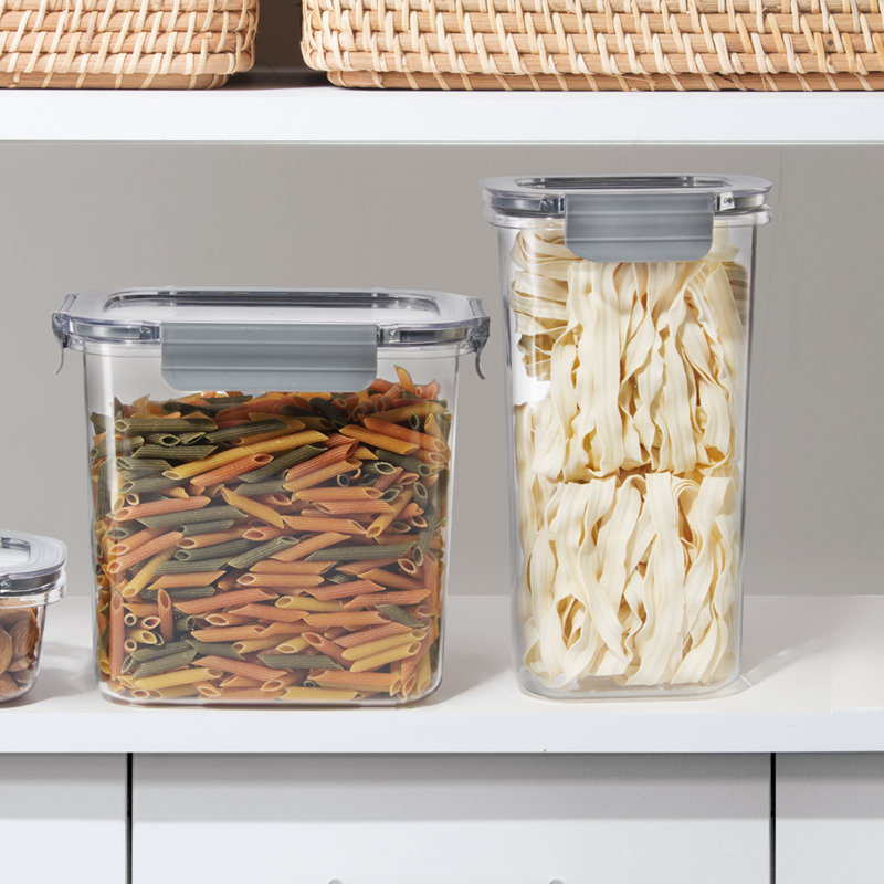 Clear BPA-Free Plastic Airtight Food Storage Container
