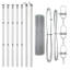 80cm H x 1000cm W Steel Border Fencing