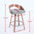 Reinaldo Swivel Counter Or Bar Height Bar Stool With Open Low Back In Faux Leather And (Set Of 2)-1922134993