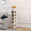Armoire de rangement mince avec roulettes-1565394005