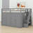 Loft Bed With Built-In Wardrobes-425921874