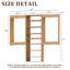 Système de garde-robe modulaire, design polyvalent et personnalisable pour un rangement et une organisation efficaces, en bois-857167056