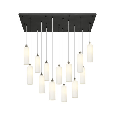 Caius - Luminaire suspendu à cordon 54 lumières 13 po