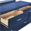 Commode rembourrée 6 tiroirs Kennedy Pacific Blue-1256156