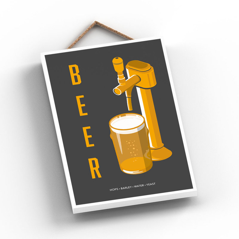 Cocktails - Beer Tap - Print on MDF