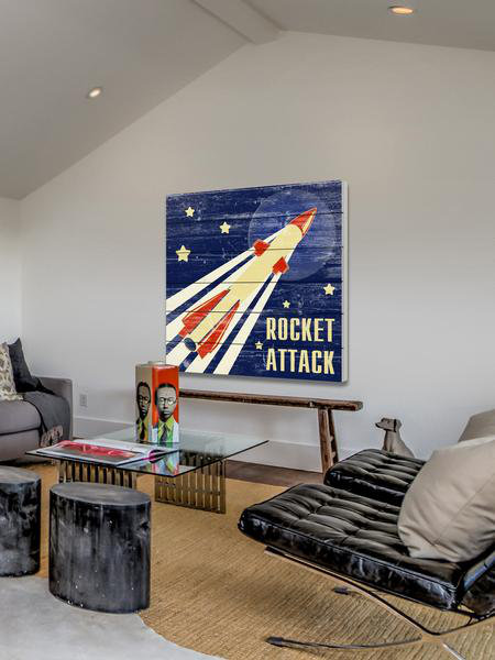 No Frame Print on Wood, 61cm H x 61cm W