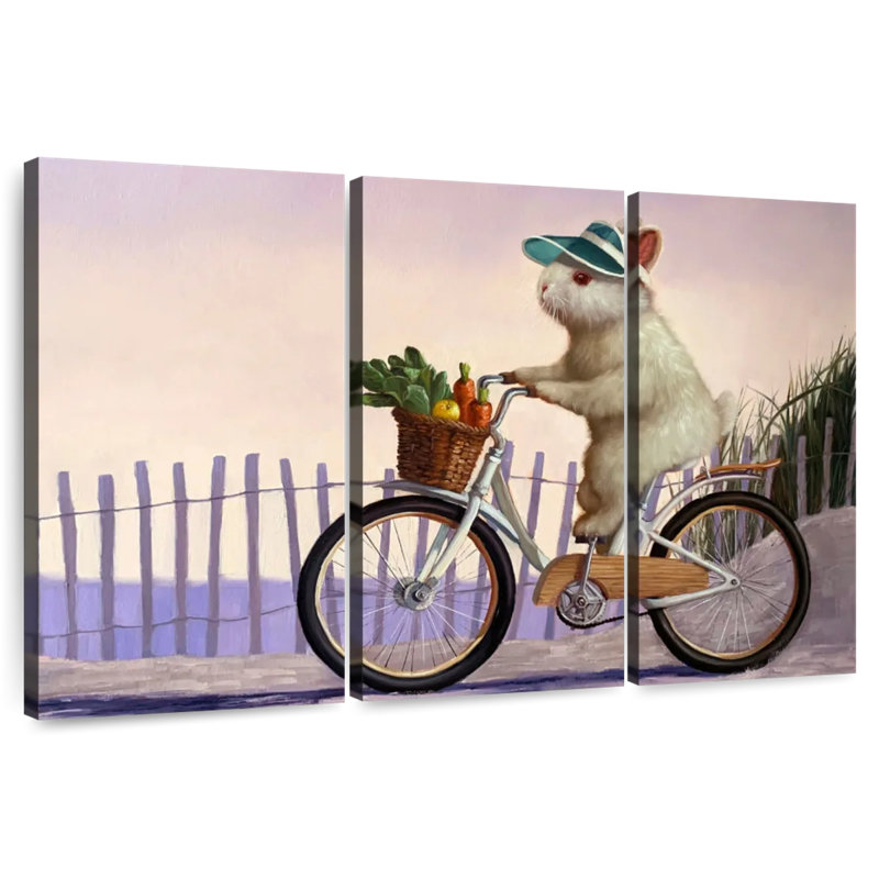Brampt Beach Bunny, 32" H x 50" W