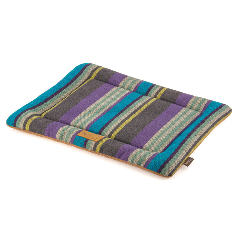 Horizon Collection Striped Washable Pet Bed, Extra Large (1.9" H x 42" W x 28" D)