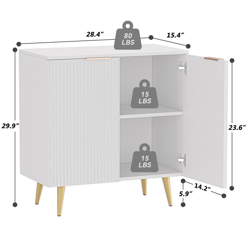 Garde-manger 20 po, Blanc