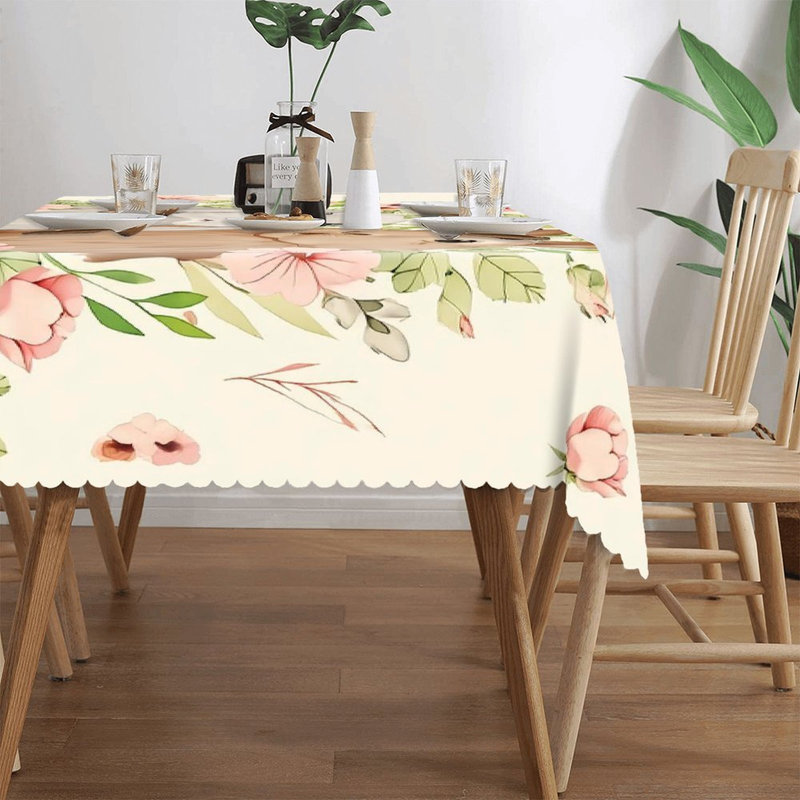 Nappe à motif floral aquarelle