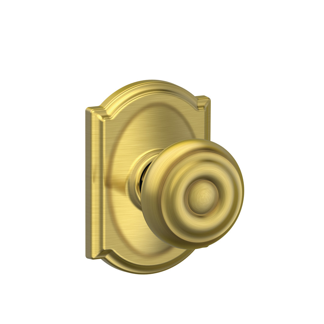 Georgian Passage Knob with Camelot Trim Schlage 