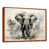 Brown Floater Framed