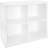 4 Cube Storage Shelf Organizer Bookshelf With Back Panel, Easy Assembly, Wood,