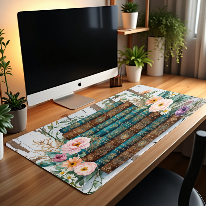Polyester Desk Pad, 31.5x15.5