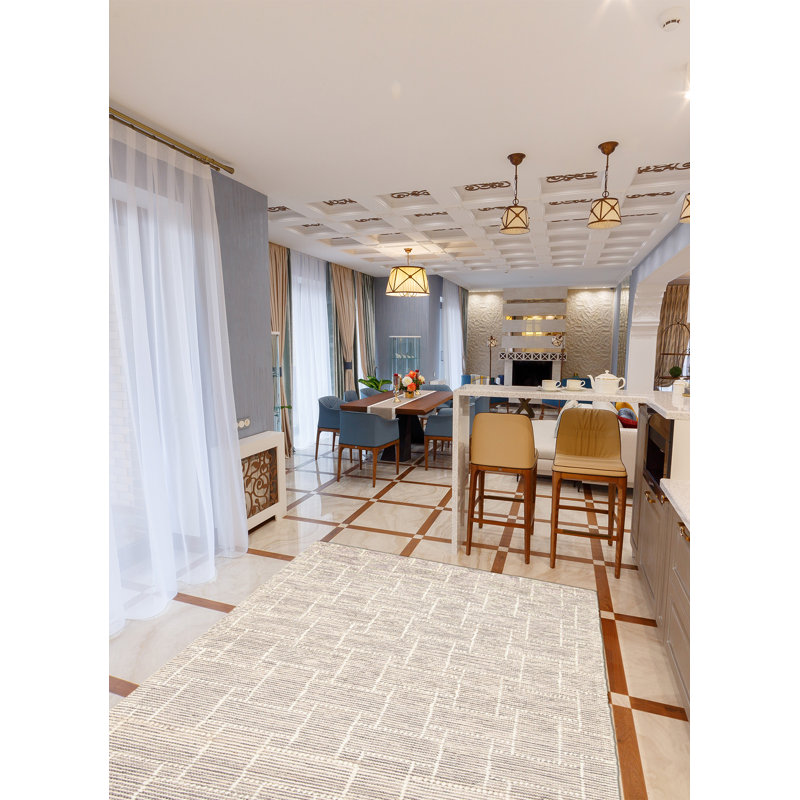 Tapis crème Sienna 5 pi x 7 pi 10 po