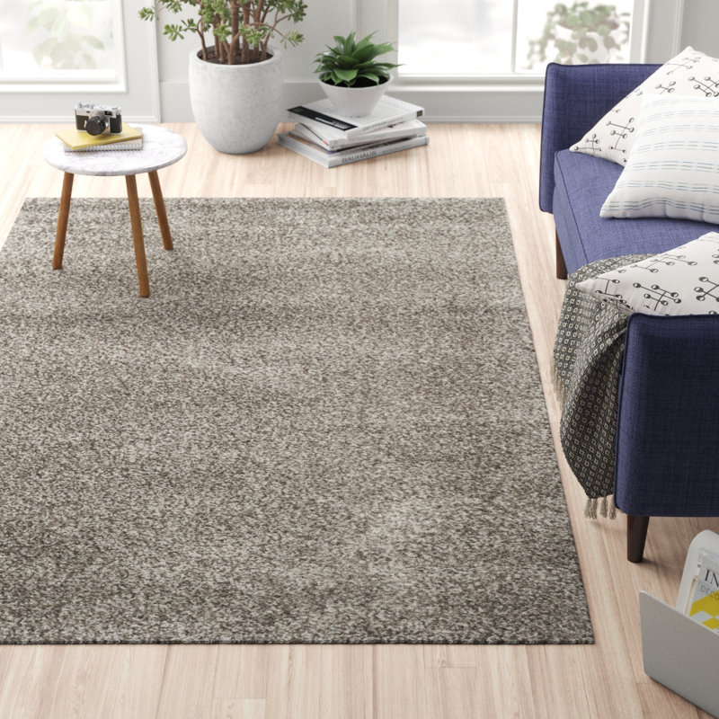 Assar Area Rug, Rectangle 8' x 10', Ivory/Gray