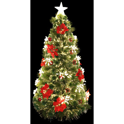 Lighted Pine Christmas Tree