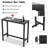 Counter Height 36.97'' Iron Bar Table-166947702-159474290