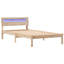 With LED Strip Lights With Headboard Solid Pine Wood-1210906017-1210906021
