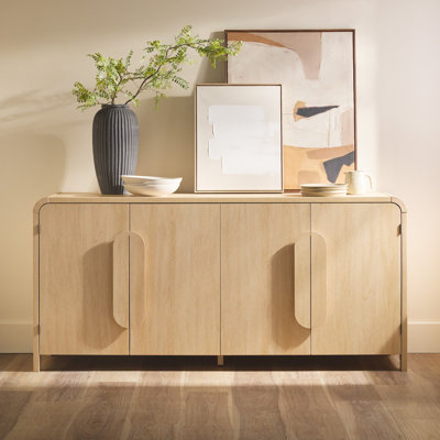 Chauntell Modern Sideboard with Rounded Edges by Wade Logan
